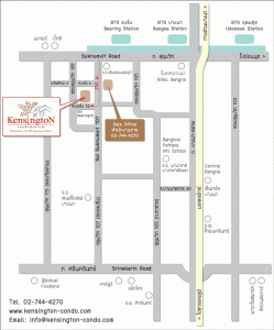 map @ Kensington Condominium สุขุมวิท 107