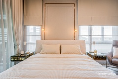 ห้องนอนโทนขาวครีม 01 @ บุราสิริ กรุงเทพกรีฑา