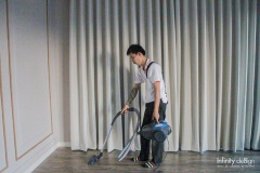 ดูดฝุ่นหนึ่งในมาตรฐานการติดตั้งผ้าม่าน 02 @ บุราสิริ กรุงเทพกรีฑา
