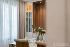 มุมรับประทานอาหารตกแต่งด้วยผ้าม่าน (4)  @ บุราสิริ สนามบินน้ำ