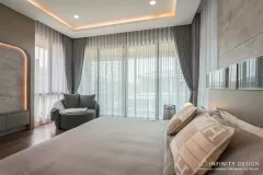 ผ้าม่านห้องนอนใหญ่ 01 @ บุราสิริ วัชรพล