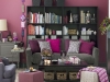 Pink Grey Christmas Room