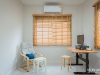 ห้องทำงานตกแต่งด้วยมู่ลี่ไม้ @ ลัดดารมย์ วงแหวน-รามอินทรา