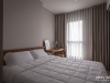 ห้องนอนตกแต่งด้วยผ้าม่าน Blackout 01 @ Lumpini Suite ดินแดง-ราชปรารภ