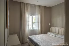 ห้องนอนเล็กตกแต่งด้วยผ้าม่าน 03 @  มัณฑนา บางนา-วงแหวน