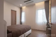 ห้องนอนเล็กตกแต่งด้วยผ้าม่าน  (2)  @ มัณฑนา บรมฯ-ทวีวัฒนา