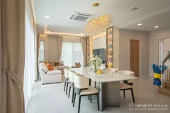 มุมทานข้าวตกแต่งด้วยผ้าม่าน  (3)  @ มัณฑนา บรมฯ-ทวีวัฒนา