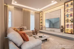 มุมนั่งเล่นตกแต่งด้วยผ้าม่าน  (4)  @ มัณฑนา บรมฯ-ทวีวัฒนา