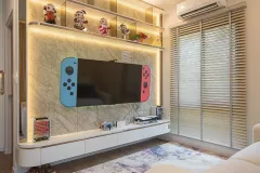 ห้องอเนกประสงค์ตกแต่งด้วยมู่ลี่ไม้ @ มัณฑนา บรมฯ-ทวีวัฒนา