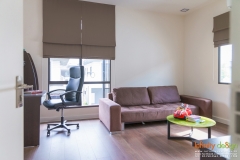 ห้องนั่งเล่นชั้น 2 ผ้าม่านพับ @ มัณฑนา ศรีนครินทร์ – บางนา (01)