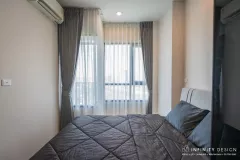ห้องนอนตกแต่งด้วยผ้าม่าน 04 @ Niche Mono Mega Space บางนา