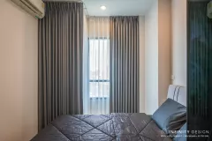 ห้องนอนตกแต่งด้วยผ้าม่าน 13 @ Niche Mono Mega Space บางนา