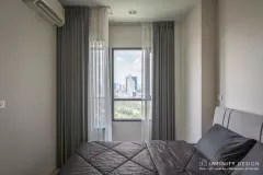ห้องนอนตกแต่งด้วยผ้าม่าน 10 @ Niche Mono Mega Space บางนา