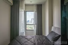 ห้องนอนตกแต่งด้วยผ้าม่าน 11 @ Niche Mono Mega Space บางนา
