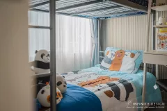 ห้องนอนเล็กตกแต่งด้วยผ้าม่าน 02 @ Niche Mono รามคำแหง