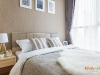 ห้องนอน ตกแต่งด้วยผ้าม่านและวอลล์สีเทา 07 @ Noble Revolve รัชดา 1
