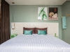 ห้องนอนโทนสีเขียว 06 @ Omni Tower สุขุมวิท นานา