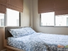 ห้องนอนเล็ก ผ้าม่านจีบ ผ้าม่านพับ @ Perfect Place พัฒนาการ–ศรีนครินทร์ (03)