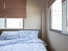 ห้องนอนเล็ก ผ้าม่านจีบ ผ้าม่านพับ @ Perfect Place พัฒนาการ–ศรีนครินทร์ (06)