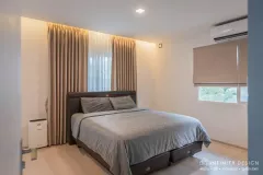 ม่านพับห้องนอนใหญ่ 01 @ สีวลี ศรีนครินทร์-ร่มเกล้า