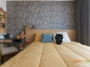 ห้องนอน ผ้าม่านจีบ วอลเปเปอร์ @ U Delight Residence Riverfront พระราม 3 (07)
